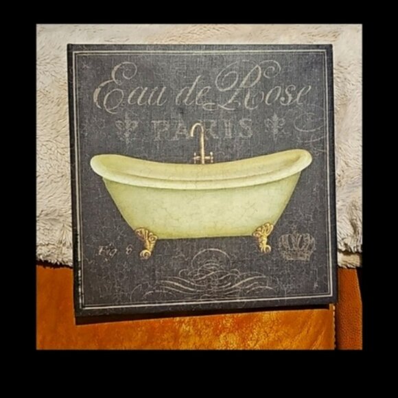 Canvas Luxury Bath " Bain De Luxe II " by Daphne Brissonnet House of Hampton - Picture 2 of 8